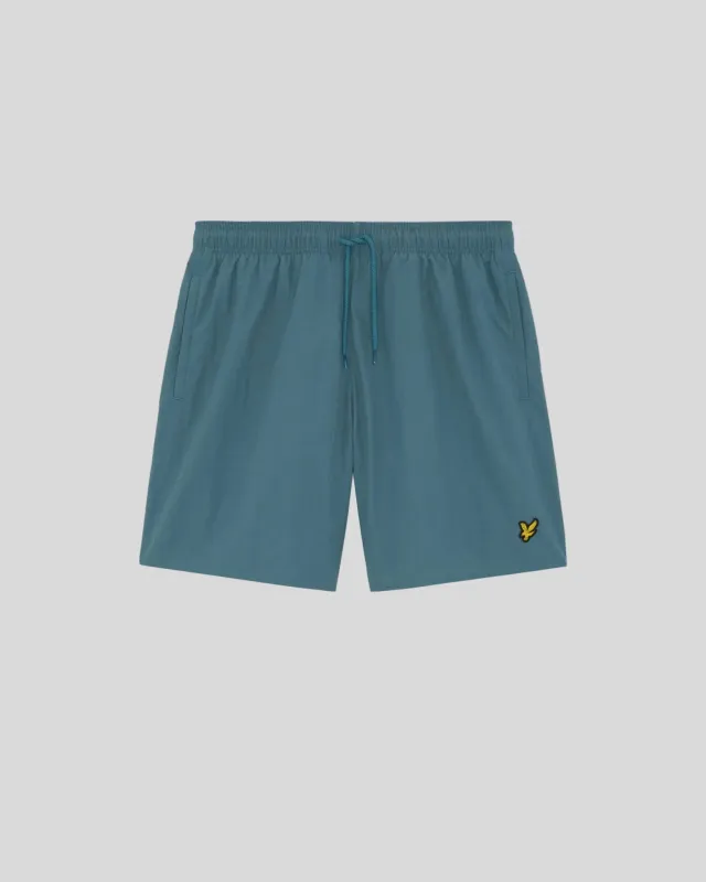 a DENIM BLUE SWIM SHORT LYLE &amp; SCOTT