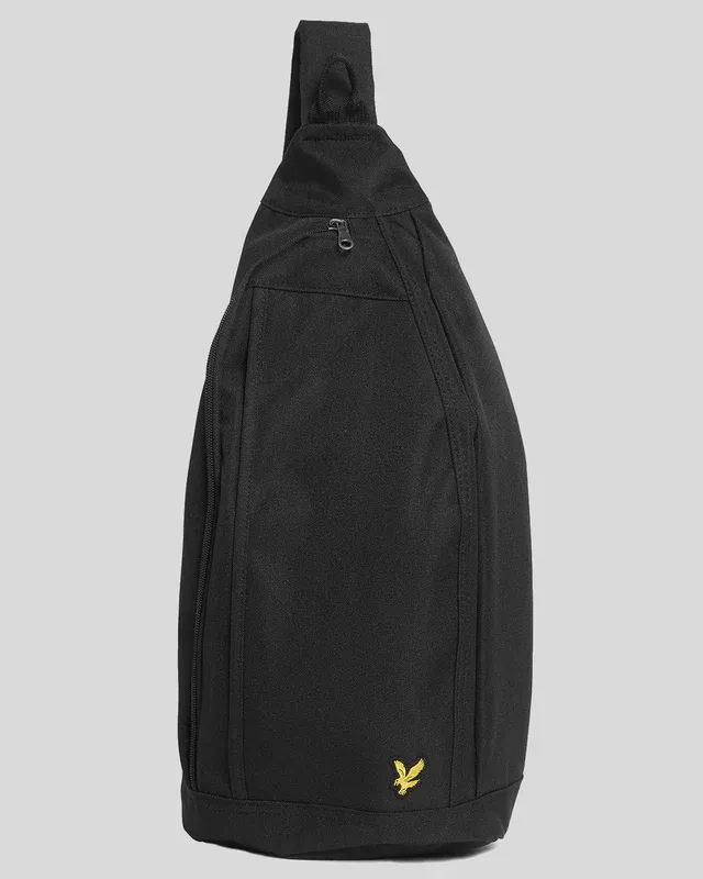 a BLACK SLING BAG LYLE &amp; SCOTT