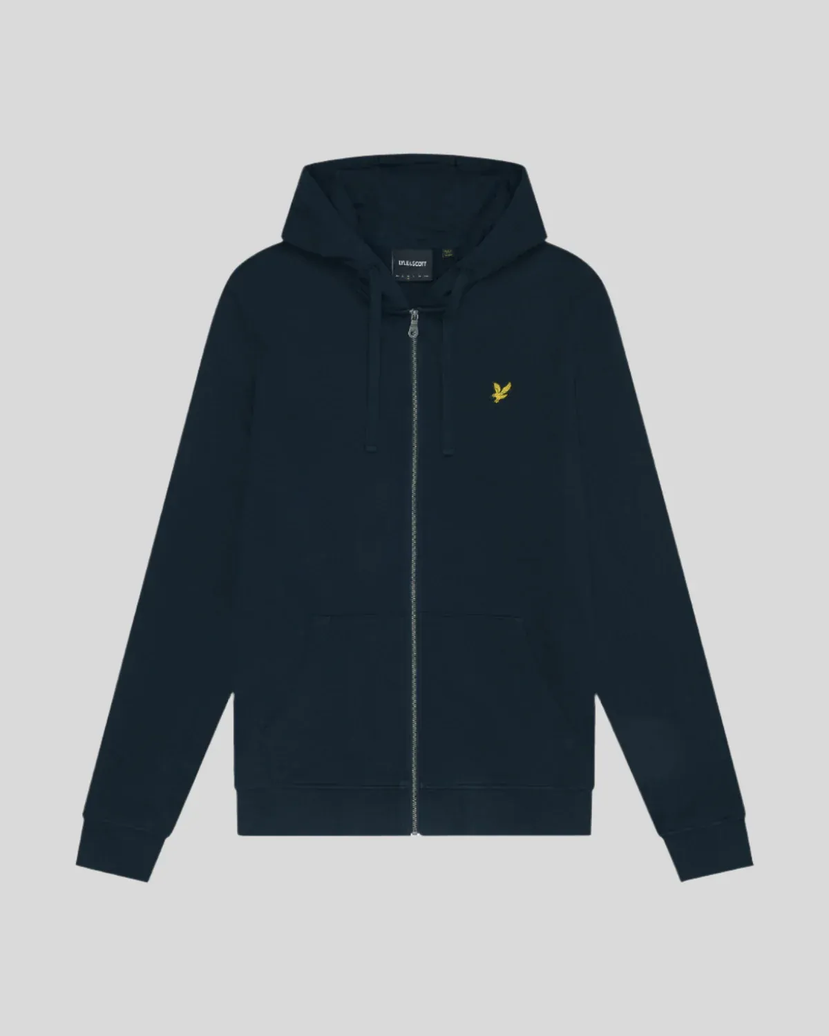 a BLUE ZIP HOODIE SWEAT LYLE &amp; SCOTT