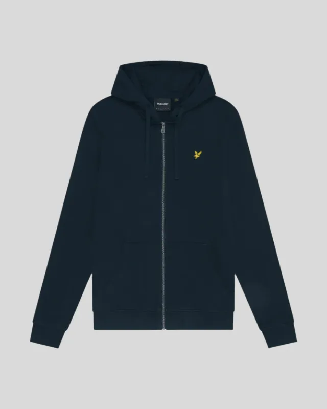 a BLUE ZIP HOODIE SWEAT LYLE &amp; SCOTT