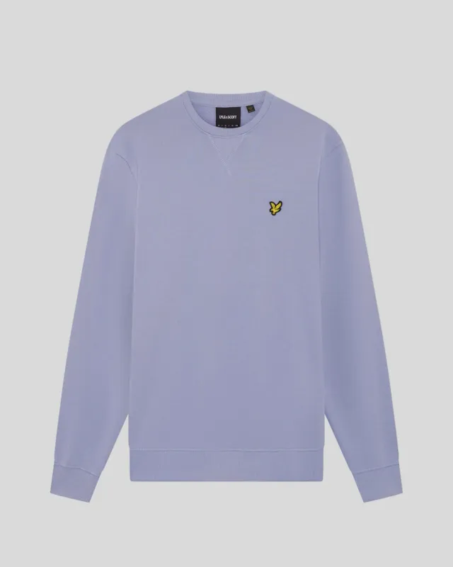 a LIGHT BLUE CREW NECK SWEATSHIRT LYLE &amp; SCOTT