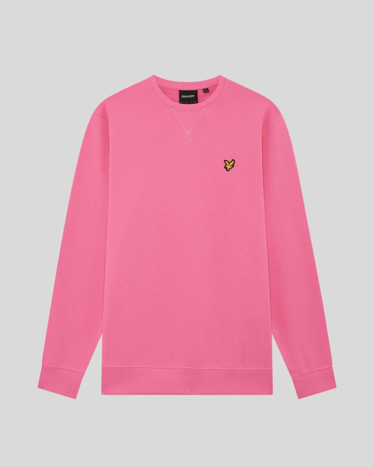 a PINK CREW NECK SWEATSHIRT LYLE &amp; SCOTT