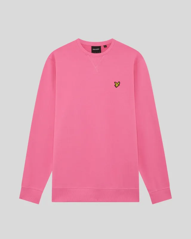 a PINK CREW NECK SWEATSHIRT LYLE &amp; SCOTT
