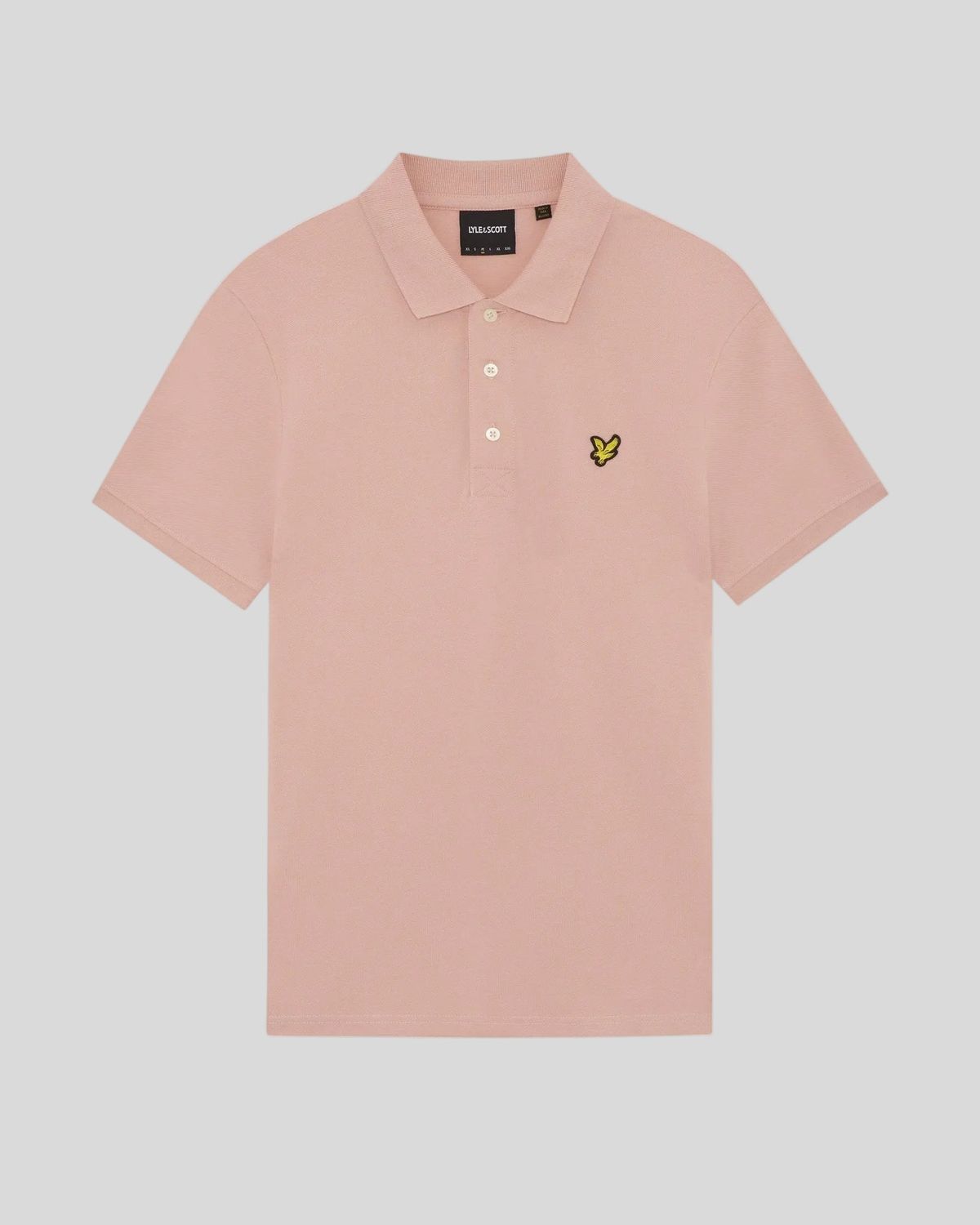 a PINK GRAPEFRUIT CLASSIC POLO SHIRT LYLE &amp; SCOTT