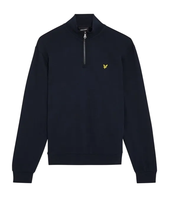 a BLUE QUARTERZIP SWEAT LYLE &amp; SCOTT
