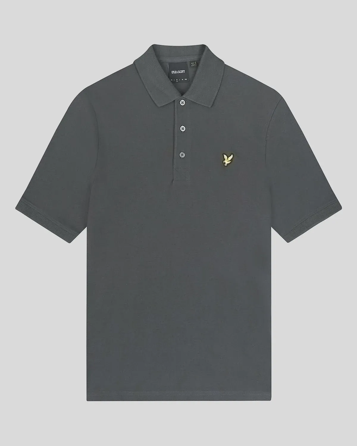 a GREY CLASSIC POLO SHIRT LYLE &amp; SCOTT