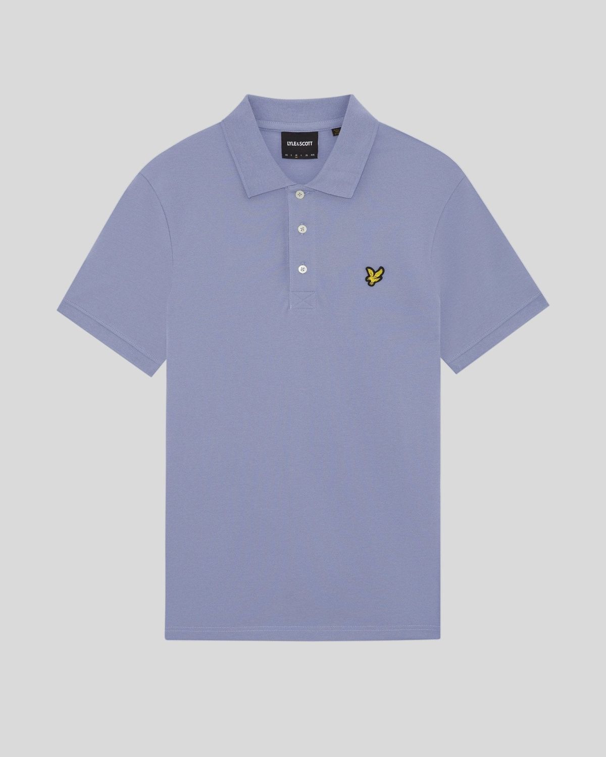 a BUBBLE BLUE CLASSIC POLO SHIRT LYLE &amp; SCOTT