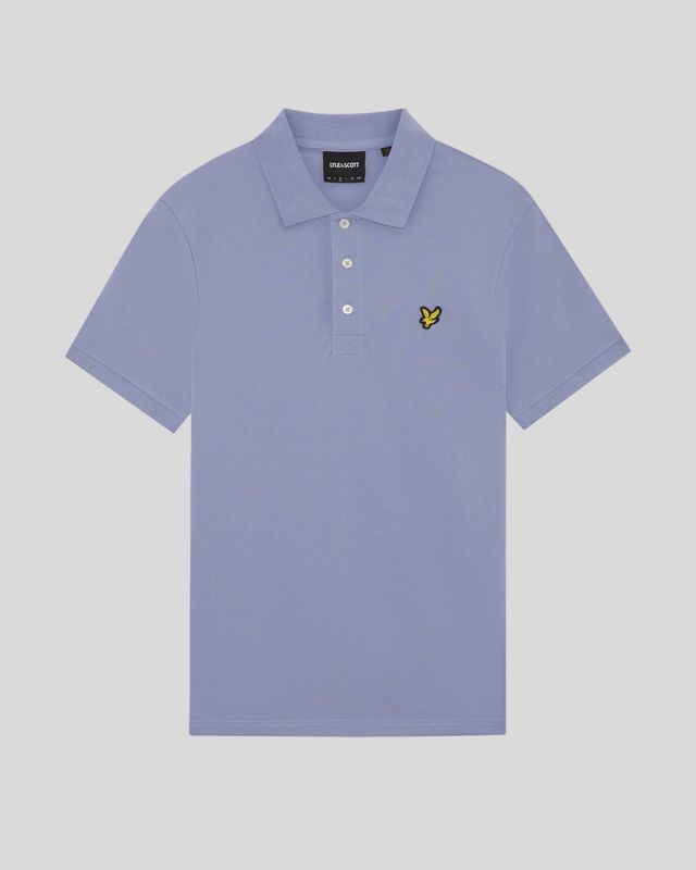 a BUBBLE BLUE CLASSIC POLO SHIRT LYLE &amp; SCOTT
