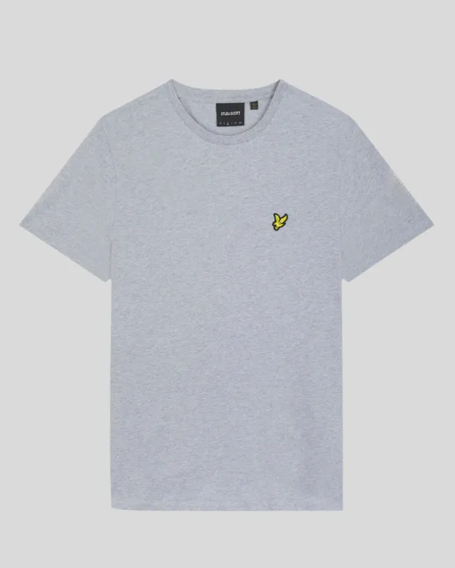 a LIGHT GREY CLASSIC CREW NECK T SHIRT LYLE &amp; SCOTT