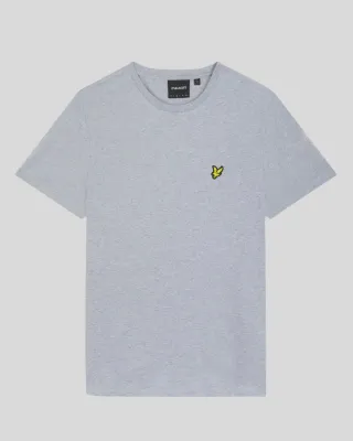 LIGHT GREY CLASSIC CREW NECK T SHIRT LYLE &amp; SCOTT