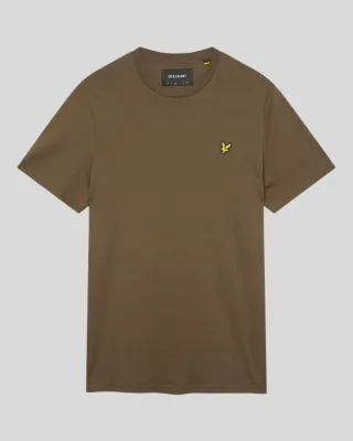OLIVE CLASSIC CREW NECK T SHIRT LYLE &amp; SCOTT