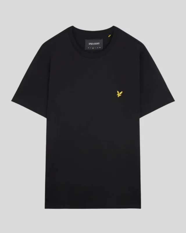 a BLACK CLASSIC CREW NECK T SHIRT LYLE &amp; SCOTT