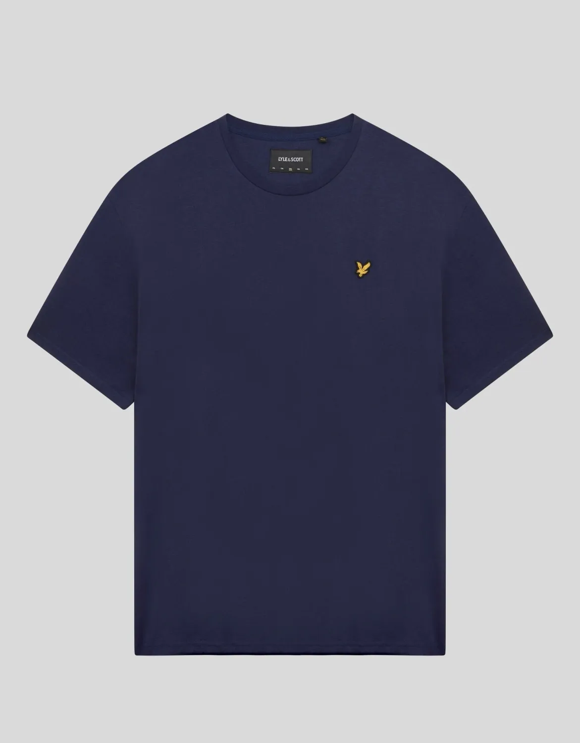 a NAVY BLUE CLASSIC CREW NECK T SHIRT LYLE &amp; SCOTT