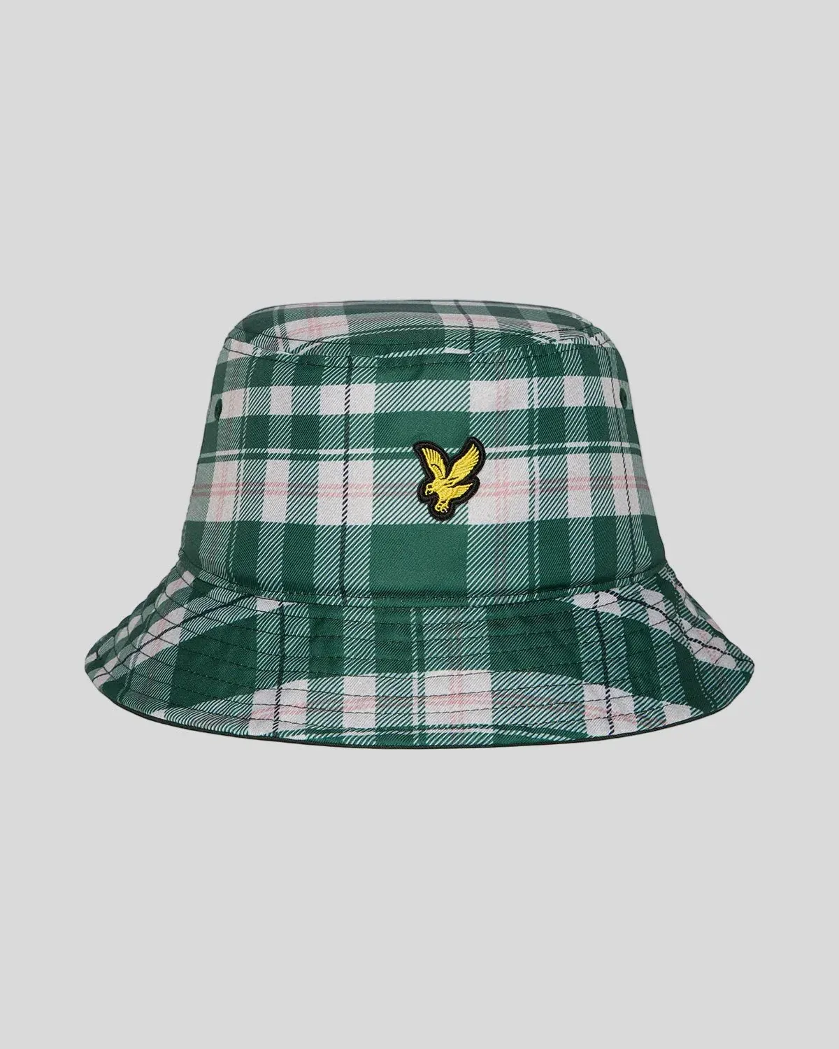 a TARTAN BUCKET HAT LYLE &amp; SCOTT