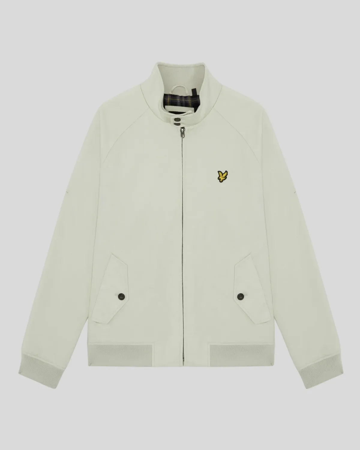 a BEIGE GREY HARRINGTON JACKET LYLE &amp; SCOTT