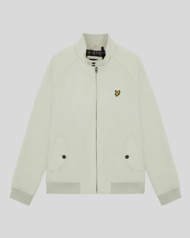 a BEIGE GREY HARRINGTON JACKET LYLE &amp; SCOTT