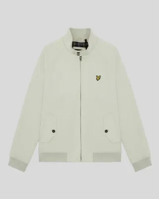 a BEIGE GREY HARRINGTON JACKET LYLE &amp; SCOTT