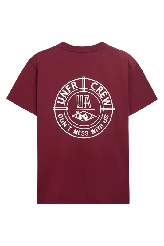 a DMWU BP T-SHIRT BURGUNDY UNFAIR ATHLETICS