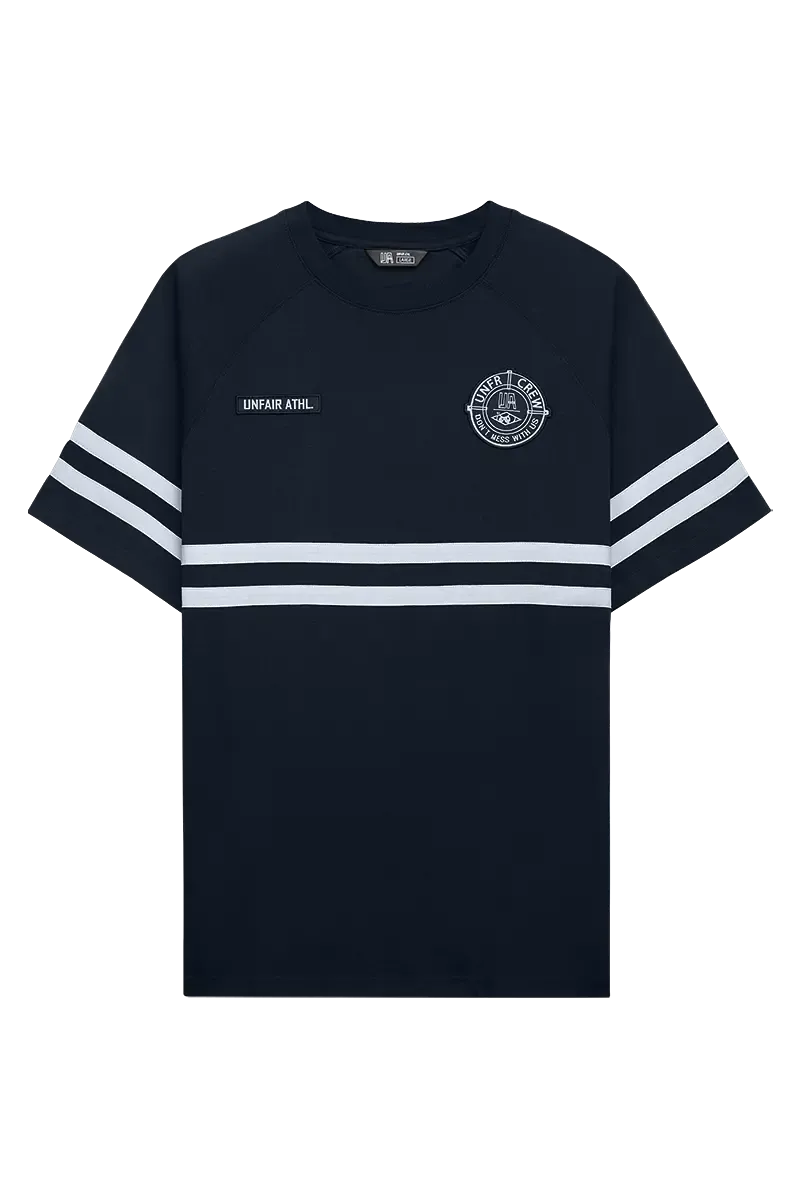 a DMWU T-SHIRT NAVY UNFAIR ATHLETICS
