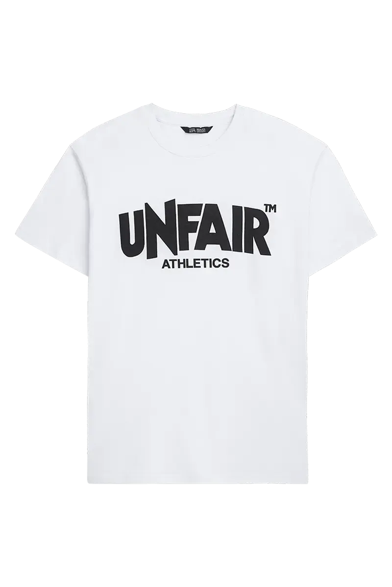 a CLASSIC LABEL T-SHIRT WHITE UNFAIR ATHLETICS