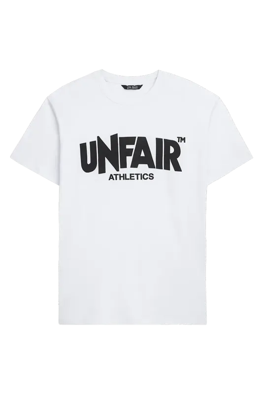 a CLASSIC LABEL T-SHIRT WHITE UNFAIR ATHLETICS
