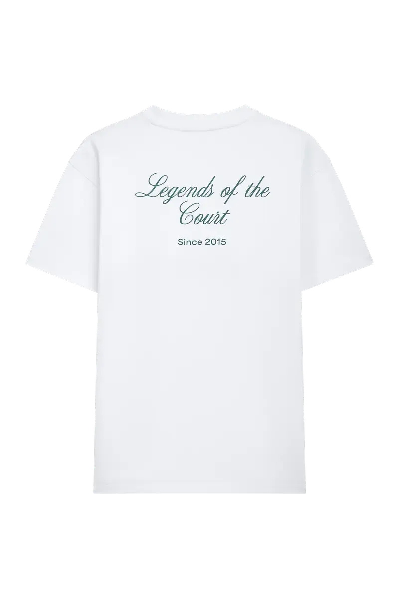a LOTC T-SHIRT WHITE / EVERGREEN UNFAIR ATHLETICS