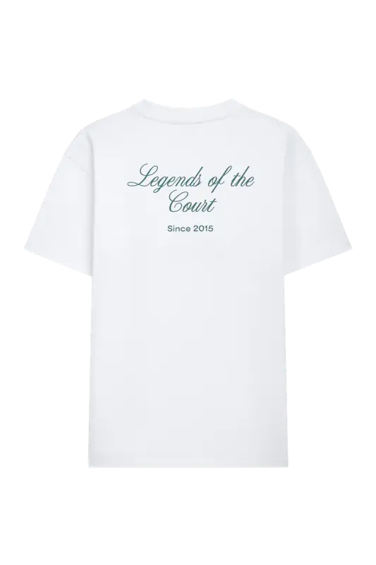 a LOTC T-SHIRT WHITE / EVERGREEN UNFAIR ATHLETICS