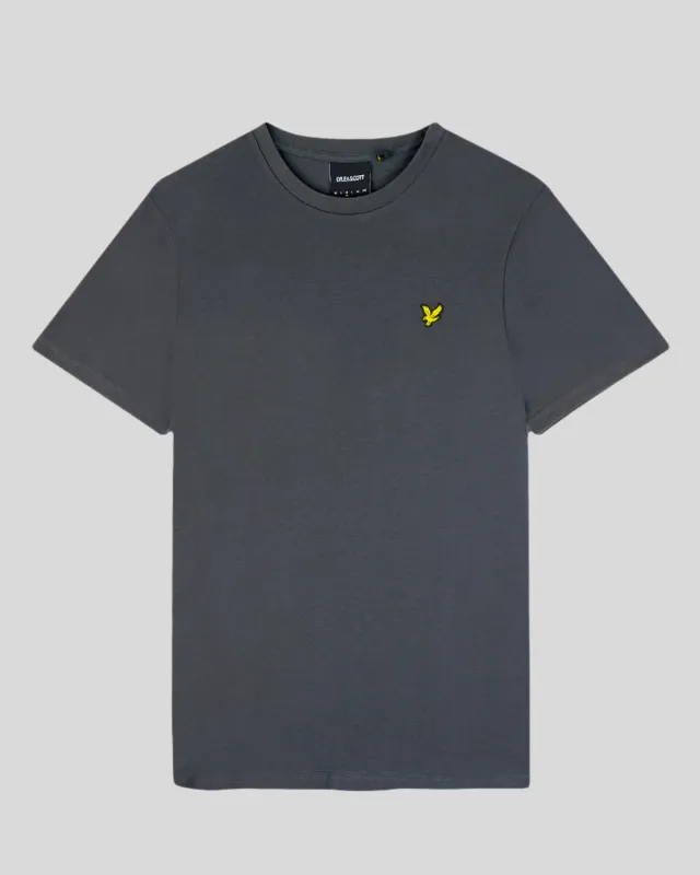 a GREY CLASSIC CREW NECK T SHIRT LYLE &amp; SCOTT