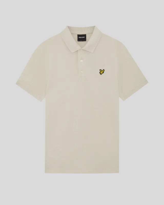 a BEIGE CLASSIC POLO SHIRT LYLE &amp; SCOTT