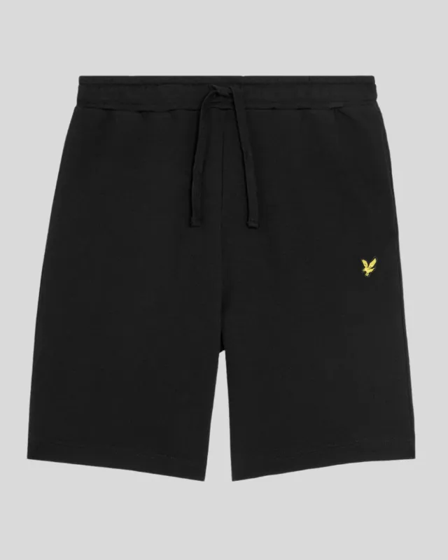 a BLACK SWEAT SHORT LYLE &amp; SCOTT