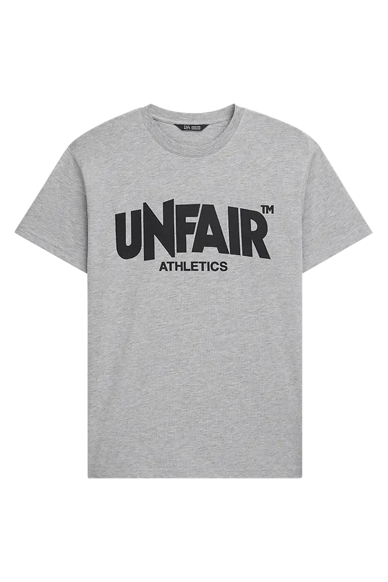a CLASSIC LABEL T-SHIRT GREY UNFAIR ATHLETICS
