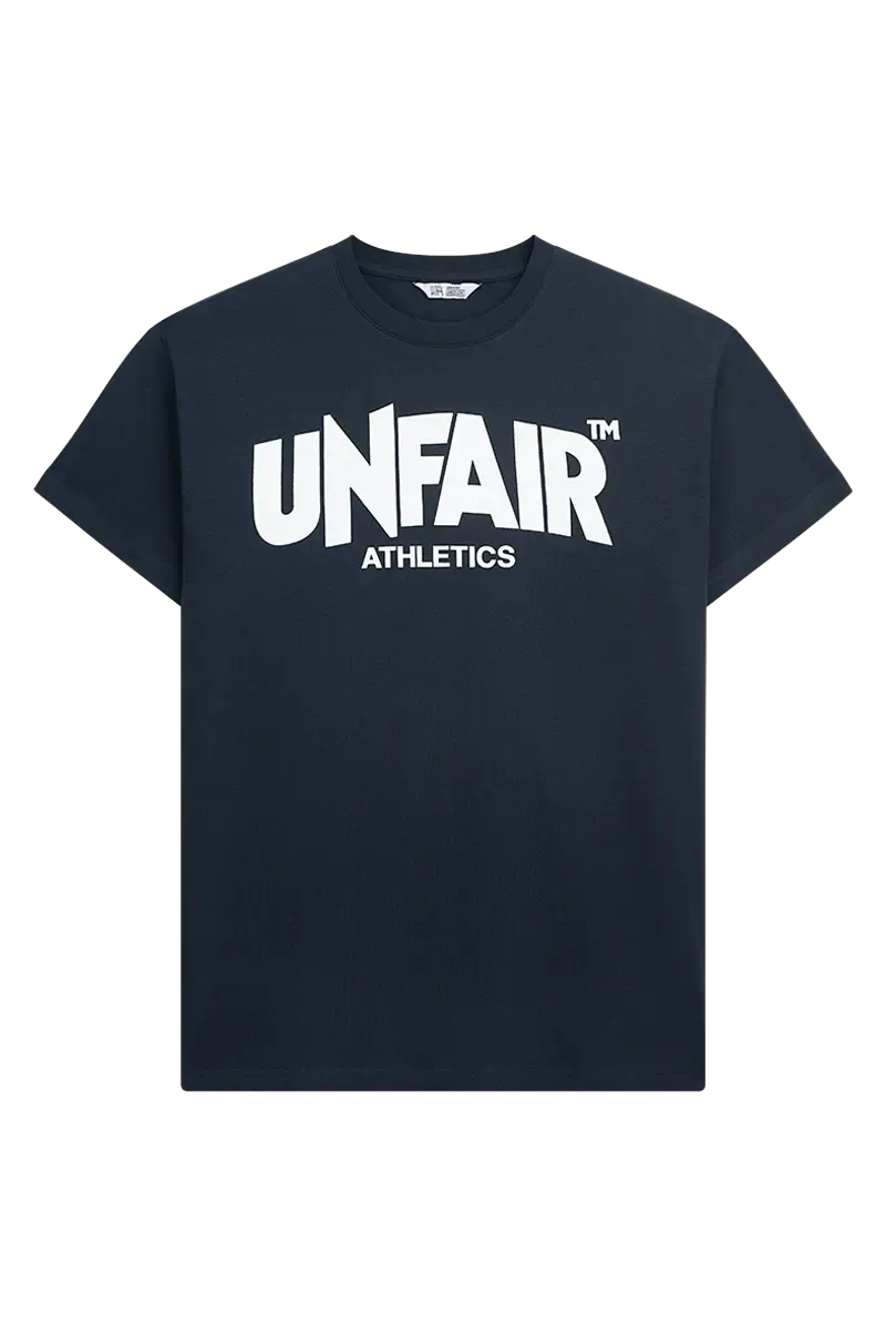 a CLASSIC LABEL T-SHIRT NAVY UNFAIR ATHLETICS
