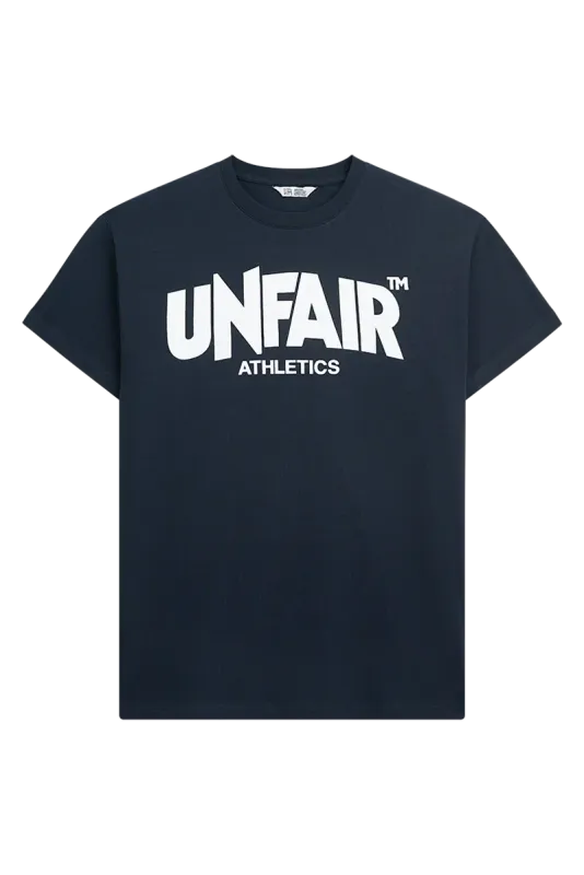a CLASSIC LABEL T-SHIRT NAVY UNFAIR ATHLETICS