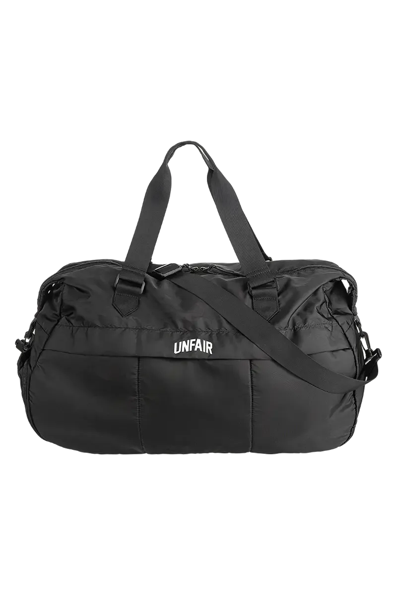 a ANYWHERE ANYTIME TRAVEL BAG BLACK UNFAIR ATHLETICS