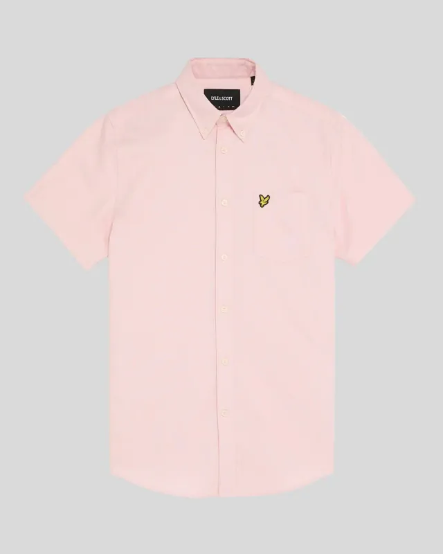 a SHORT SLEEVE OXFORD SHIRT ROSE LYLE &amp; SCOTT