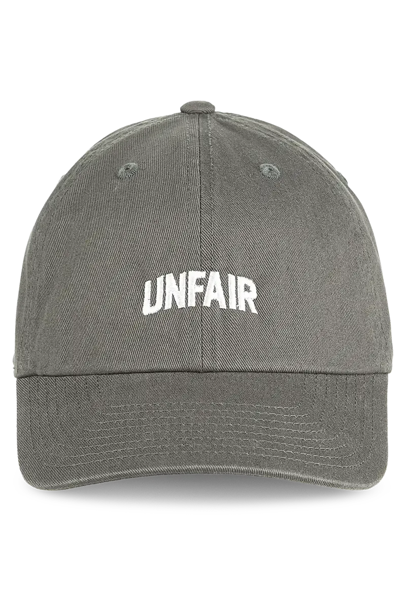 a DARK GREY BASEBALLCAP UNFAIR ATHLETICS