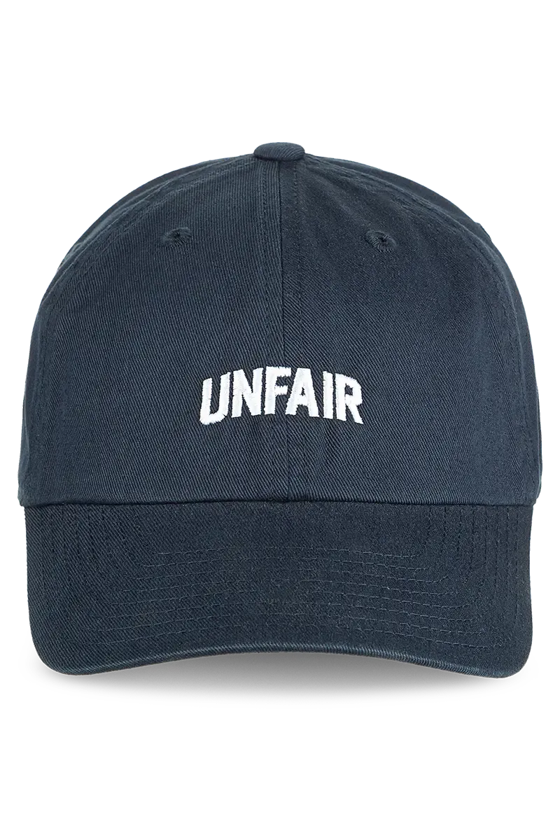 a NAVY BASEBALLCAP UNFAIR ATHLETICS