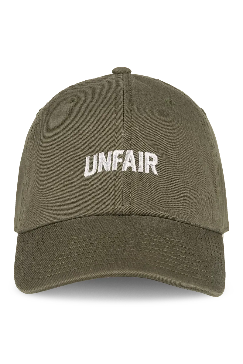 a KHAKI BASEBALLCAP UNFAIR ATHLETICS