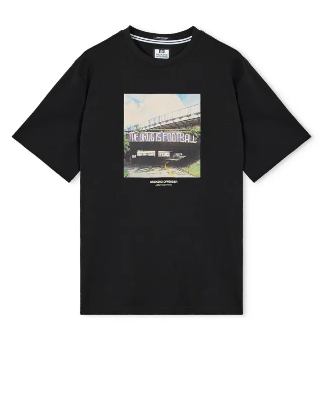 The Drug Graphic T-Shirt Schwarz Weekend Offender