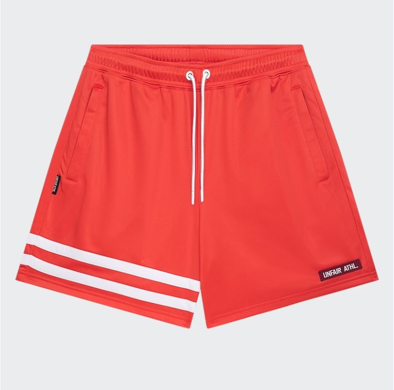 DMWU ATHLETIC SHORTS RED UNFAIR ATHLETICS