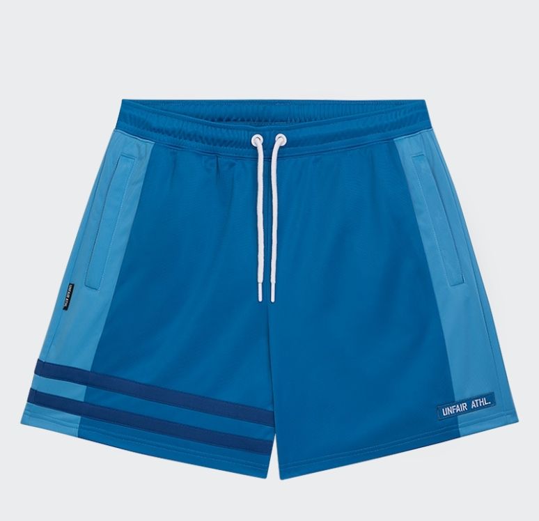 DMWU ATHLETIC SHORTS ROYAL/SKYBLUE UNFAIR ATHLETICS