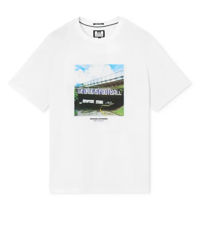 The Drug Graphic T-Shirt White Weekend Offender
