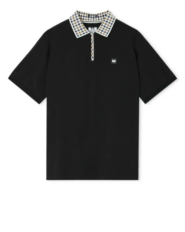 Tipasa Poloshirt  Mid House  black Check Weekend Offender
