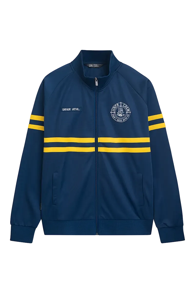 A DMWU TRACKTOP BLUE/YELLOW UNFAIR ATHLETICS