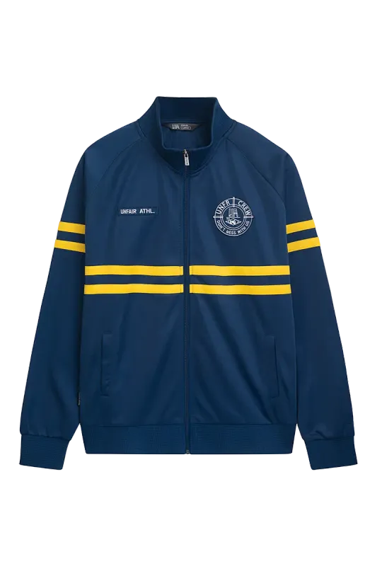 A DMWU TRACKTOP BLUE/YELLOW UNFAIR ATHLETICS