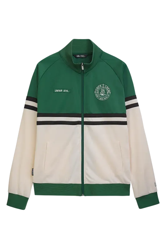 A DMWU TRACKTOP SHAMROCK GREEN UNFAIR ATHLETICS