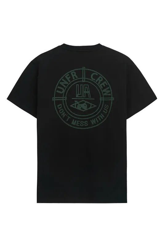 A DMWU BP T-SHIRT BLACK/SHAMROCK UNFAIR ATHLETICS