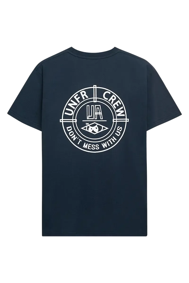 A DMWU BP T-SHIRT NAVY UNFAIR ATHLETICS