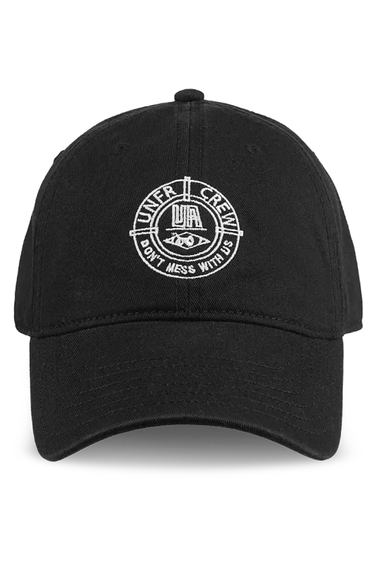 A DMWU BASEBALLCAP  BLACK UNFAIR ATHLETICS