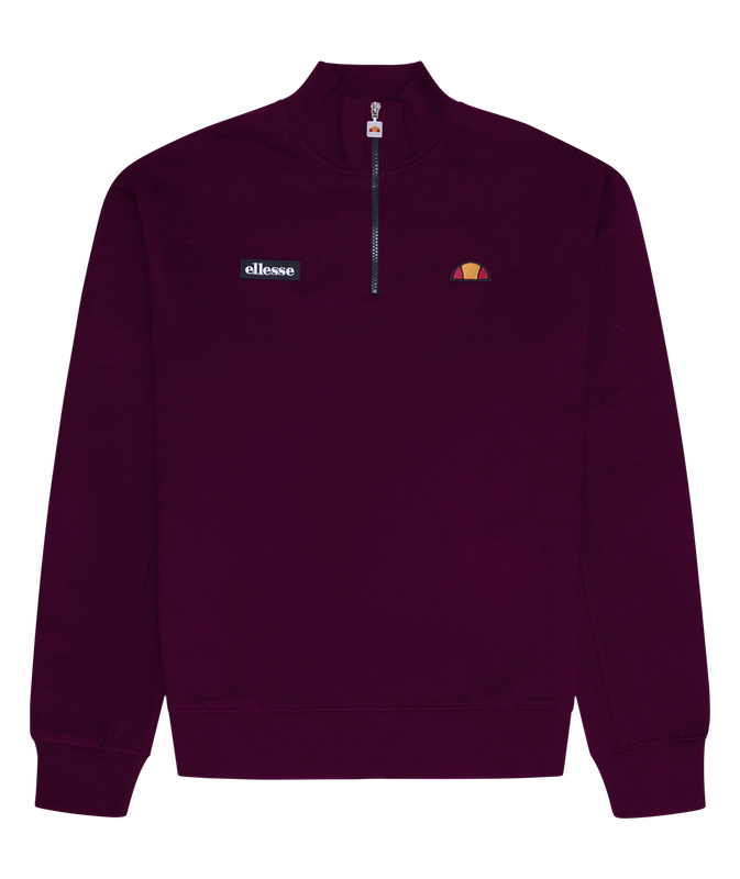 VERAZO Quarter Zip Sweat Burgundy Ellesse